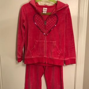 Velour Track Suit
